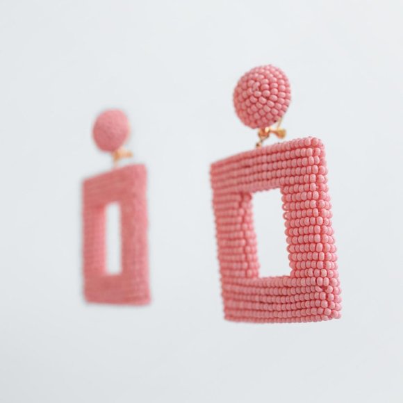 Zara Jewelry - ZARA Square bead earrings